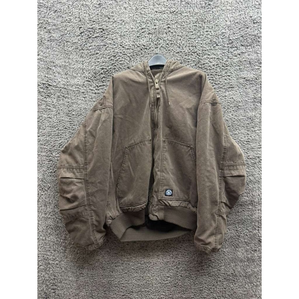 Key Polar King Premium Insulated Fleece Lined Canvas Hooded Jacket Mens Size XLR